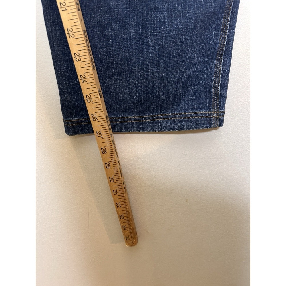 Duluth Trading Co Flex Ballroom Men's Blue Denim Jeans Relaxed Straight Stretch - Picture 5 of 9